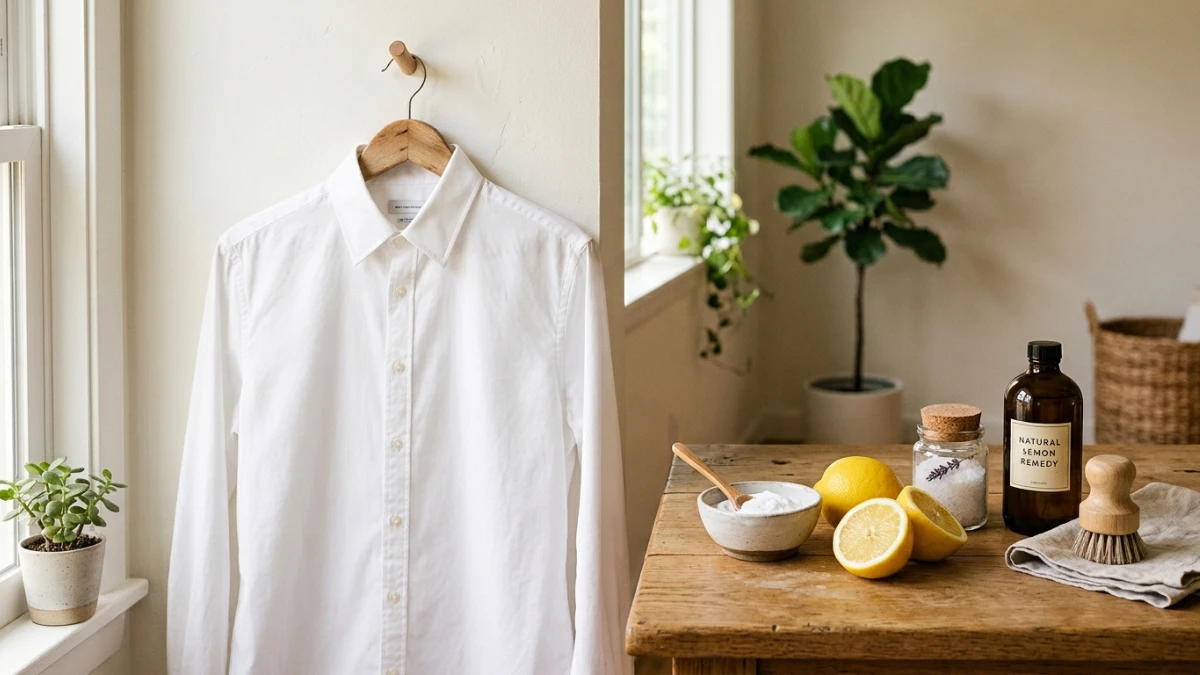 Camisas brancas sem manchas: o truque caseiro que restaura a cor